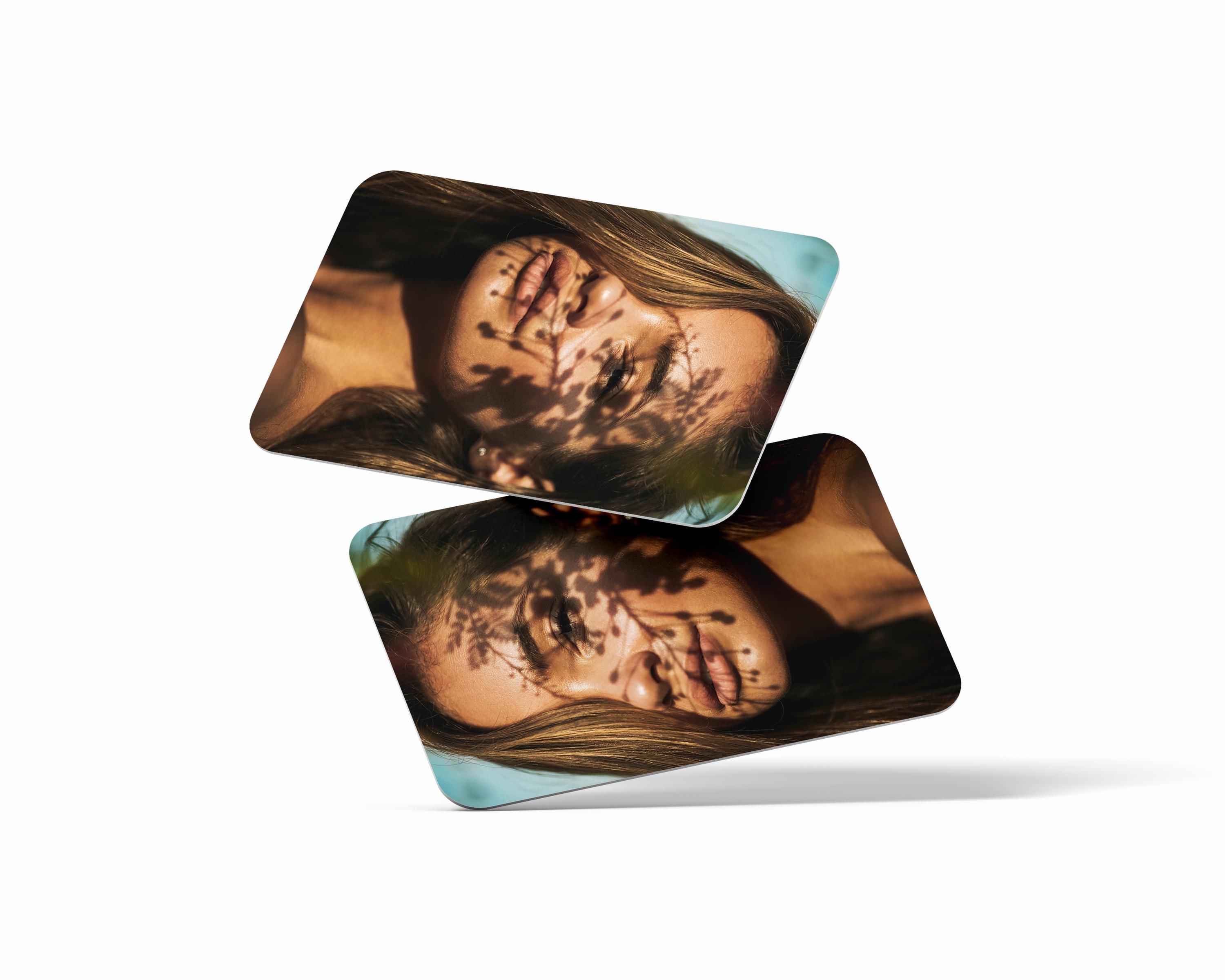 Metal Card Insert for Wallets - Customize This Card W/ Images/text ...