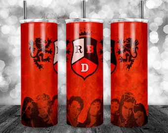 Rebelde Tour Mexican Latin Red Tumbler Wrap - PNG for 20oz Tumblers - Tumbler Sublimation Design - Pop Teen Rock - Custom RBD Tumbler