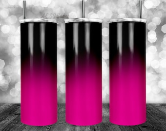 Pink Black Wave Pattern Tumbler Wrap - PNG for 20oz Tumblers - Tumbler Sublimation Novelty Design - Custom Color Cup