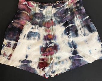 Shorts Ann Taylor teñidos a mano y reciclados: talla petite 00, únicos
