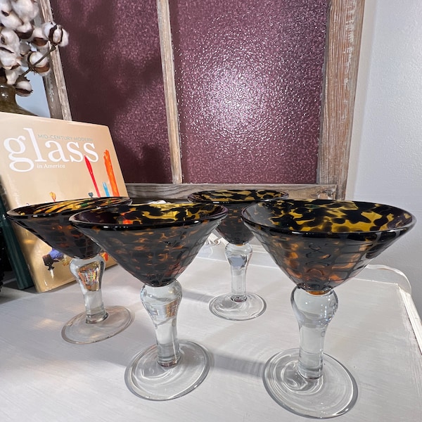 Tortoise Shell Glass - Etsy