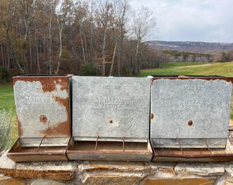 Nelson Product Galvanized Sanitary Feeders #88 and #92**3 SOLD INDIVIDUALLY**