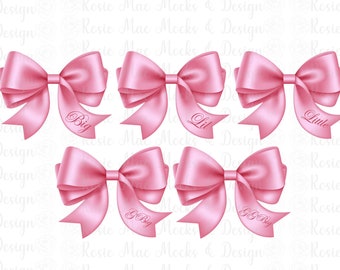 Coquette Sorority PNG Preppy Big Little Social Club Download Cute College Girls Pink Bow Trendy Aesthetic Instant Upload POD Print on Demand