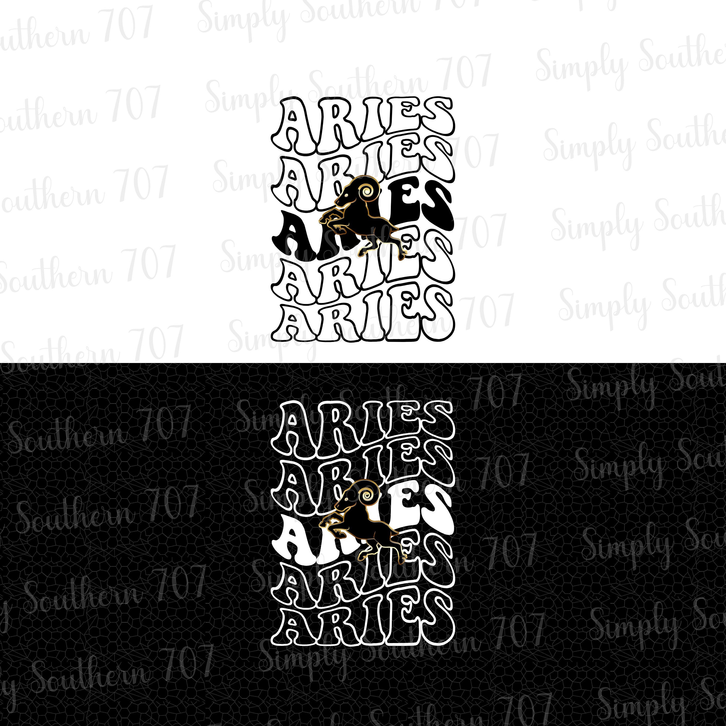 Retro Aries PNG Aries Ram PNG Zodiac Sign Astrology Bundle Digital Downloads PNG Download Astrological Sign Trendy Graphic Aesthetic Upload