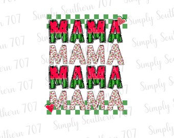 Summertime Mama PNG Watermelon PNG Summer Sublimation PNG Mama Watermelon Digital Download Retro Graphic Retro Mama Instant Download Trendy
