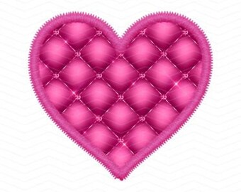 Faux Sequin Heart PNG Faux Emboidery Sparkly Valentine's Day Graphic ...