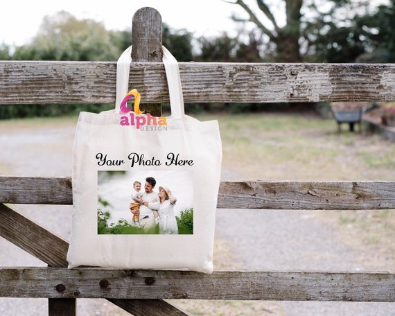 Custom Photo Tote Bag Photo Bag Gift for Family Picture 