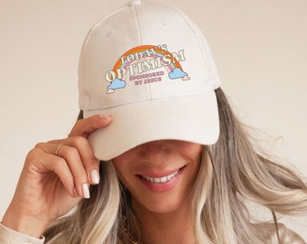 retro mental health christian hats Christian Merch god apparel teenage girl gifts jesus is king god is good christian hat ladies ball cap