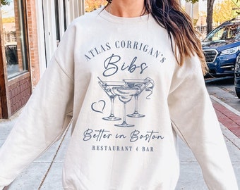 It ends with us Bibs old money aesthetic boston sweatshirt Atlas Corrigan colleen hoover merch booktok merch boston sweater lily bloom shirt