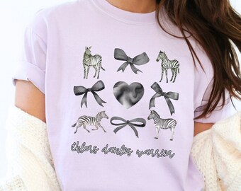 eds awareness coquette bow shirt ehlers danlos syndrome flare day shirt eds spoonie gift chronic illness eds balletcore hidden disability