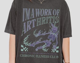 Arthritis comfort colors flare day tee chronic illness pastel goth shirt spoonie shirt flare day shirt hidden disability gothic clothes