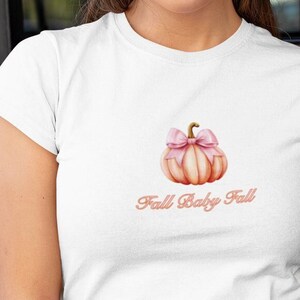 süßes Kürbis Shirt Herbst Shirt süßes Kürbis Tee Coquette T-Shirt Coquette Kleidung trendy Geschenk für Tochter Coquette Top Angelcore T-Shirt