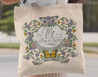 jane austen tote bag jane austen tote jane austen gifts feminist tote bag bookish tote bag literary tote bag reading tote bag