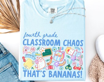 Back To School 4th Grade Teacher Shirt, Fourth Grade Teacher Shirt, 4th Grade Team, First Day of School School Staff Comfort Colors tshirt