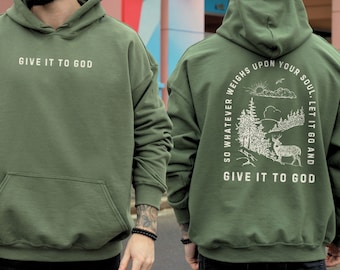Christian Hoodie Christian Sweatshirt Jesus Hoodie Hoodie Jesus Christian Merch god apparel faith based shirt mens christian shirt