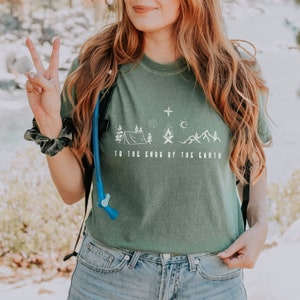 granola girl clothing this is my camping shirt granola girl gift camping gifts for couples Mountain Silhouette Camp Outdoors Acts 1:8 NIV