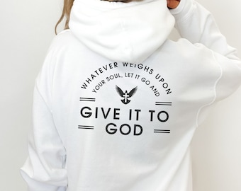 Christian Hoodie Christian Sweatshirt Jesus Hoodie Hoodie Jesus Bible Verse Christian Merch Faith Over Fear Bible Shirt god apparel