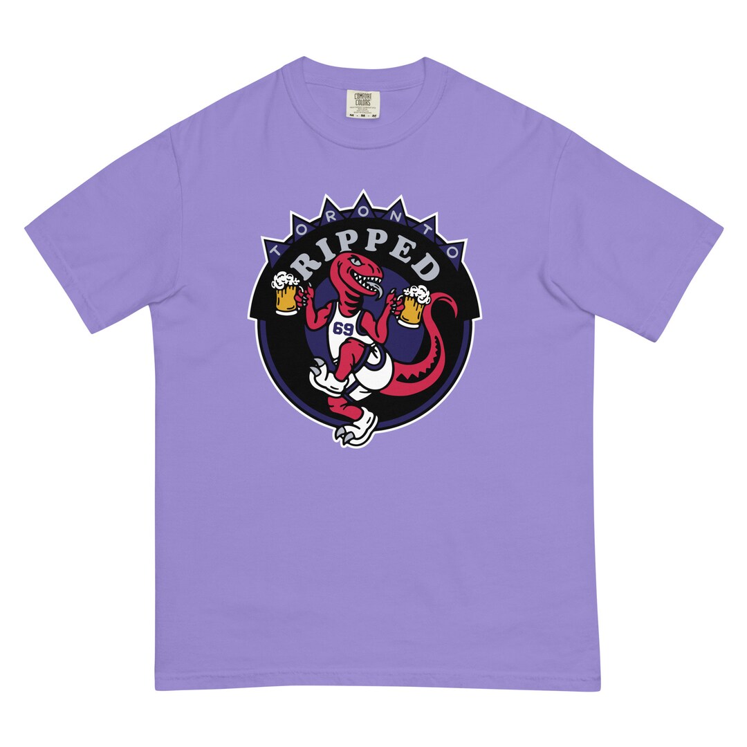 Lean Rip Raptor Toronto Ripped Raptor Graphic Tee, Heavyweight Cotton T-shirt - Etsy