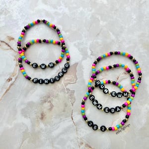 Every Woman's Marathon Beaded Friendship Bracelets | Savannah Commemorative Memorabilia Keepsakes, Motivational Runner Jewelry Gifts, 26.2