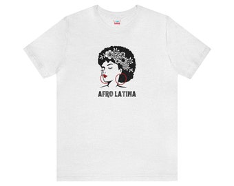 Camiseta de mujer afrolatina: Bella Canvas Graphic Tee