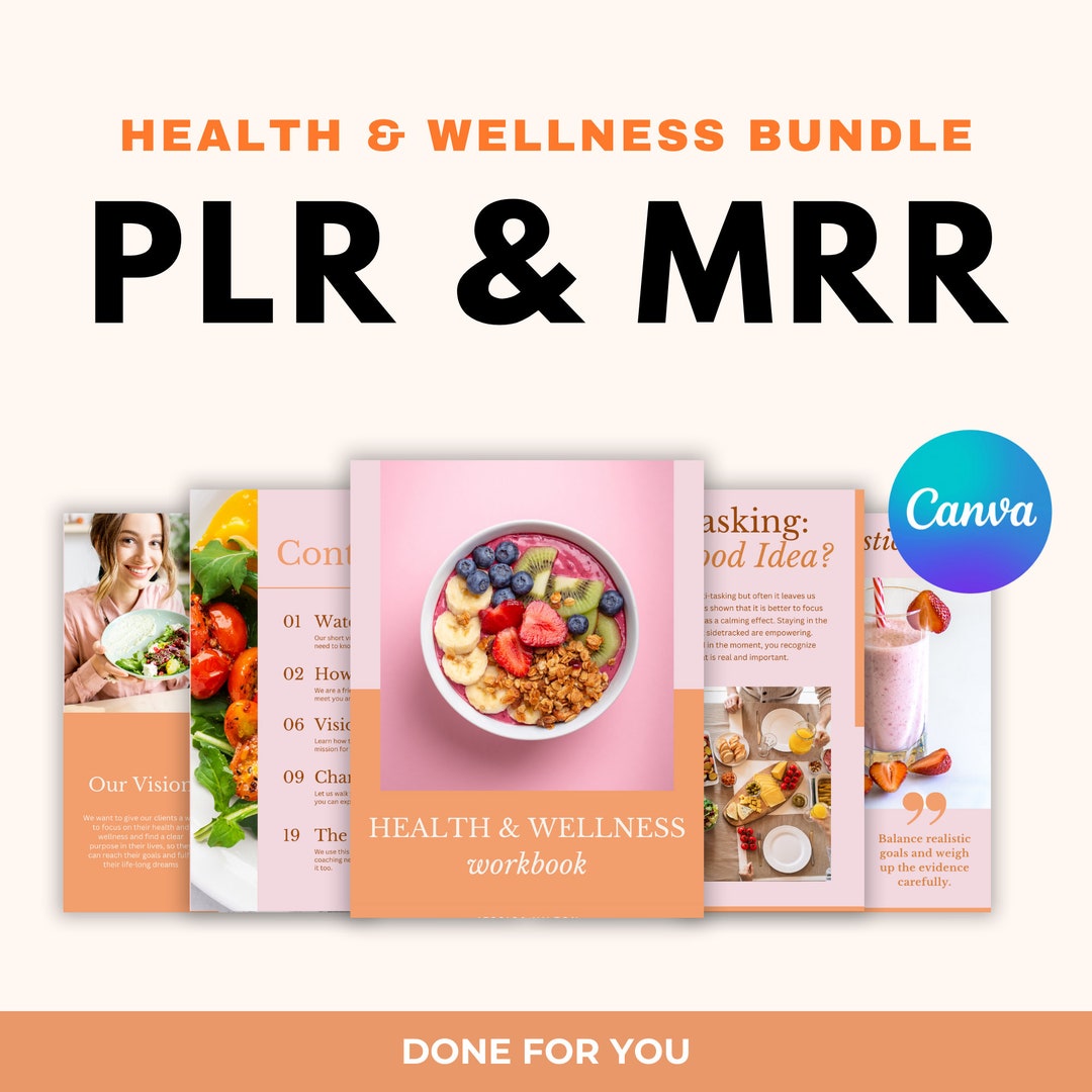 Private Label Rights PLR and Master Resell Rights MRR for Health and