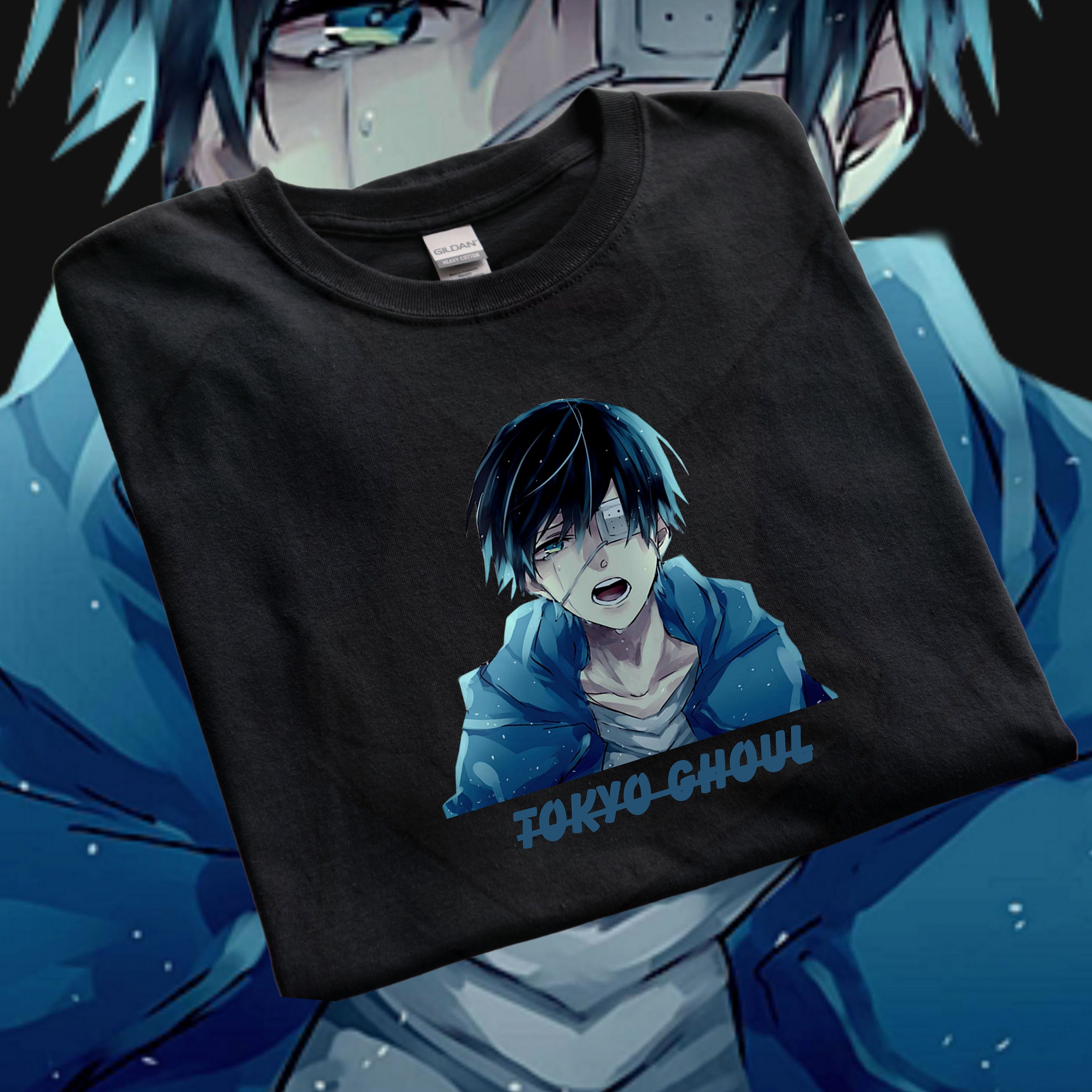 Anime Manga Fighter Otaku Tokyo Style FanArt Streetwear. T-Shirt