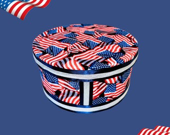 American Flag Box, Patriotic Gift, Veteran's Gift Box, Gift Box for Him,  Gift Box, Veterans Thank You for your Service