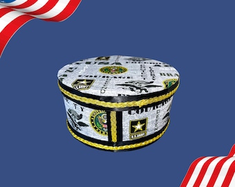 US Army Box, Patriotic Box, US Army Gift Box, Military Gifts, Gift for Service Members, U.S. Army Gifts, Veterans Gifts, Thank You Gifts