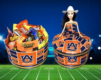 Auburn Tigers Fan Box, Gifts for Auburn Fans, Birthday Gifts, Graduation Gifts, Auburn Alumni Gifts, Cheerleader Box