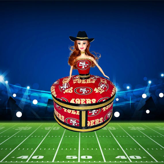 San Francisco 49er Fan Box, 49ers Football Box, NFL Gift Box for