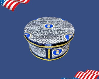 US Air Force Box, Patriotic Box, USAF Gift Box, Military Gifts, Gift for Service Members U.S. Air Force Gifts Veterans Gifts Thank You Gifts