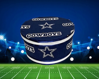 Dallas Cowboys Fan Box, Cowboys Football Box, NFL Gift Box for Fan Parties, Man Cave Decor, Dallas Sport Box Tailgate Game Day Gift Box