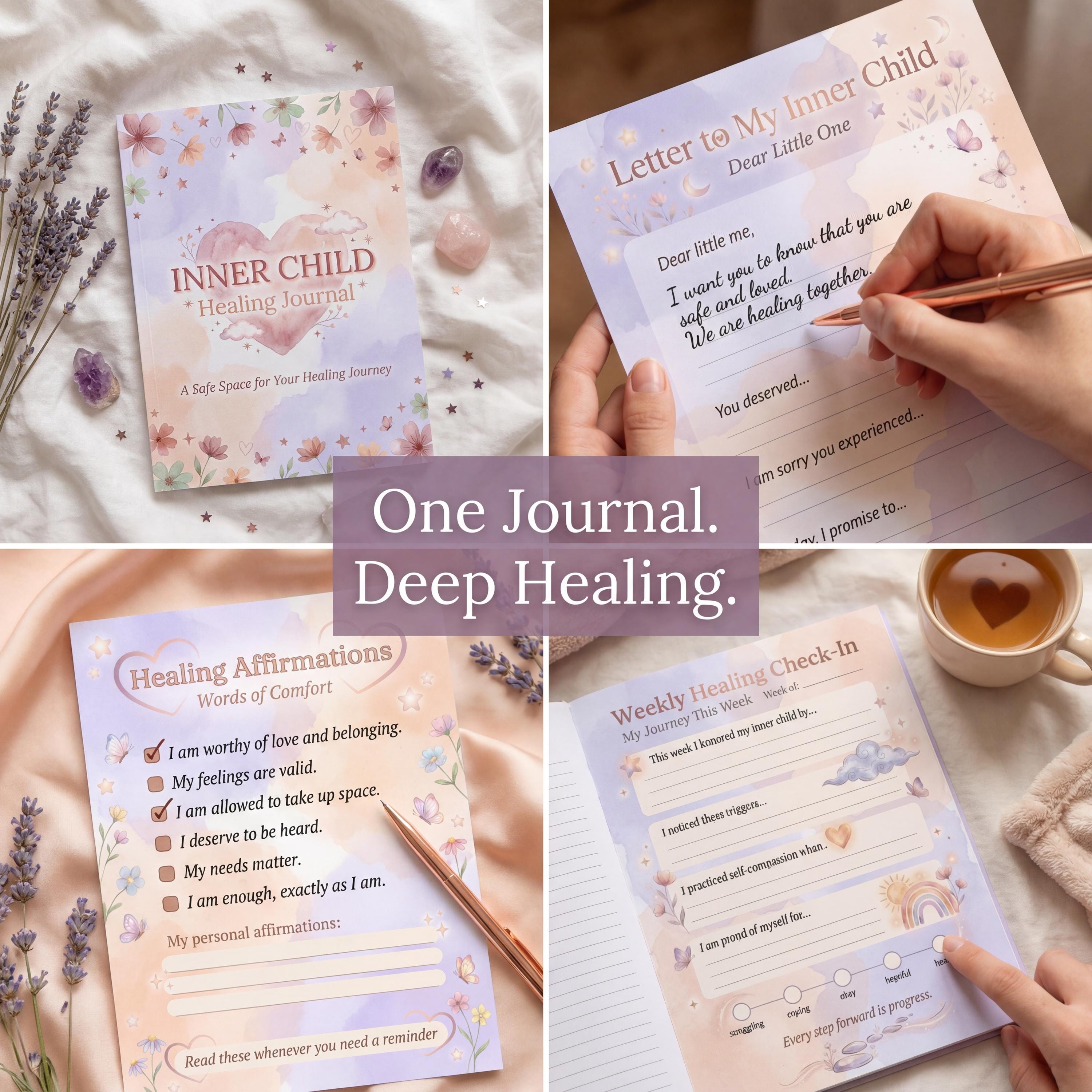 Inner Child Healing Journal | Trauma Recovery, Self-care (digital ...