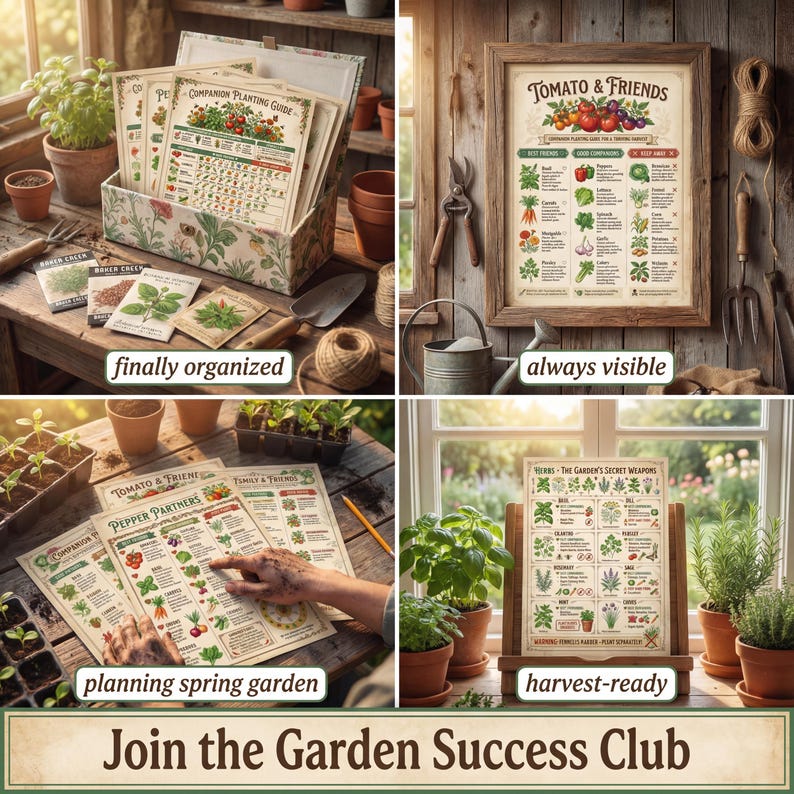 Companion Planting Guide | Vegetable Garden Charts (Digital Download) image 10