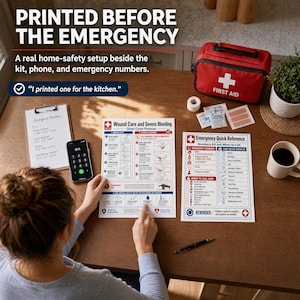 First Aid Guide | Emergency Reference Charts (digital Download) - Etsy