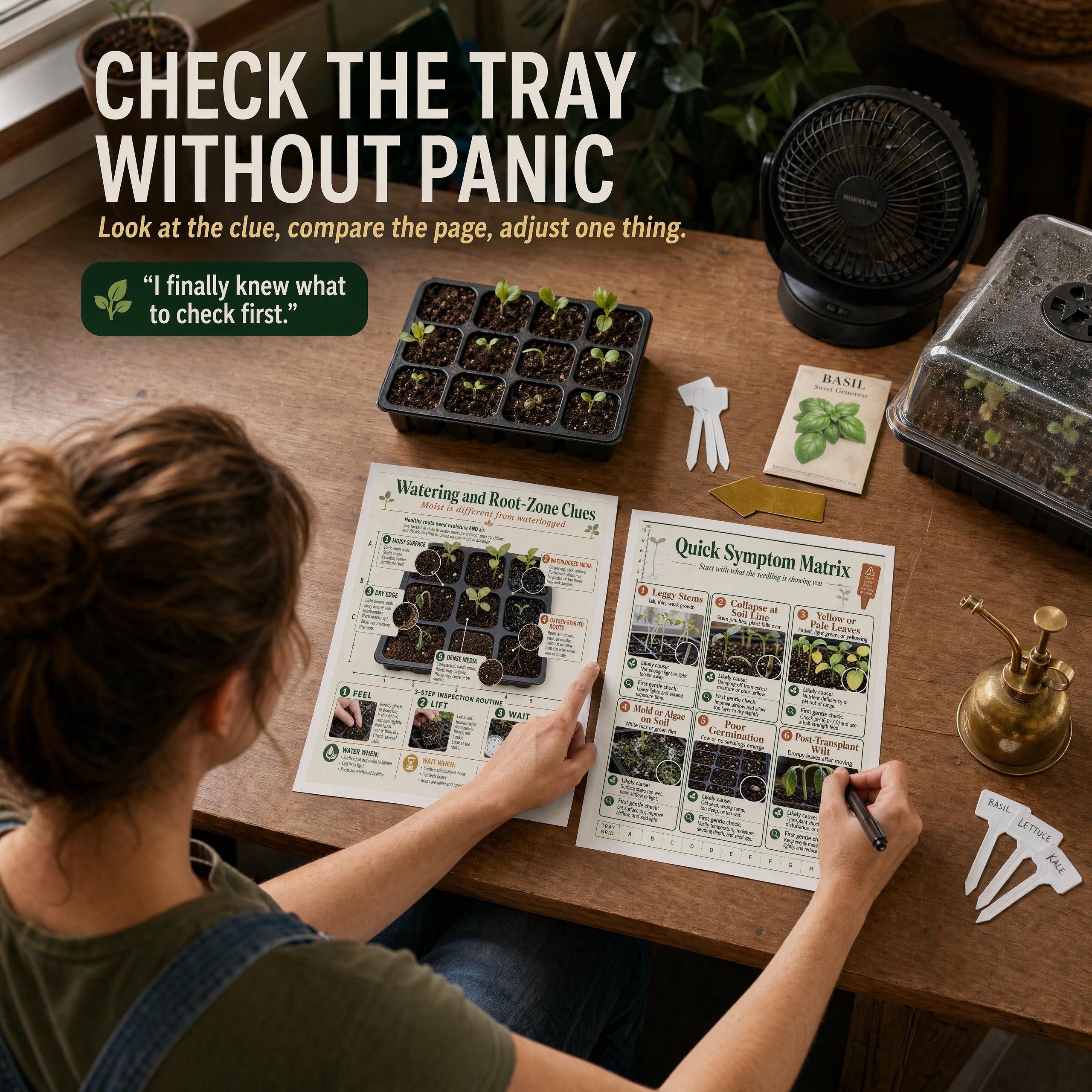 Seedling Problem Identification Guide | Seed Starting Troubleshooting ...