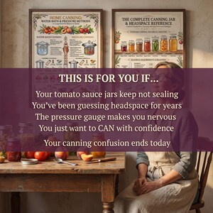 The Complete Home Canning & Preserving Guide - 10 Reference Charts is perfect for home cooks and kitchen enthusiasts who want a beautiful reference at a glance