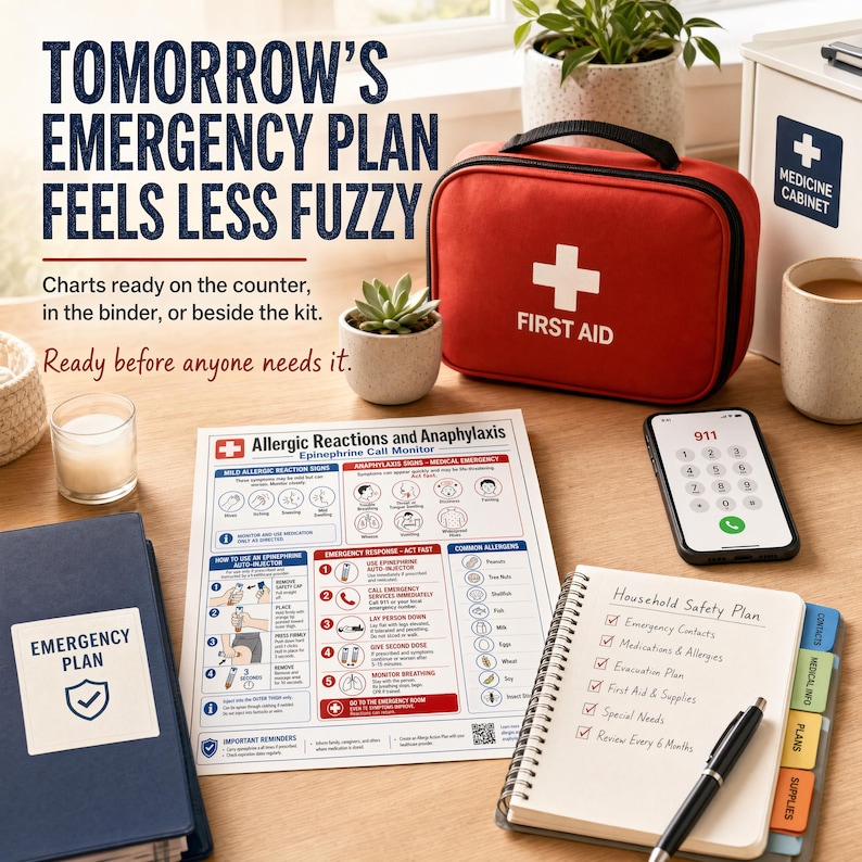 First Aid Guide | Emergency Reference Charts (digital Download) - Etsy