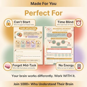 ADHD Executive Function Toolkit | Task Planner (digital Download ...