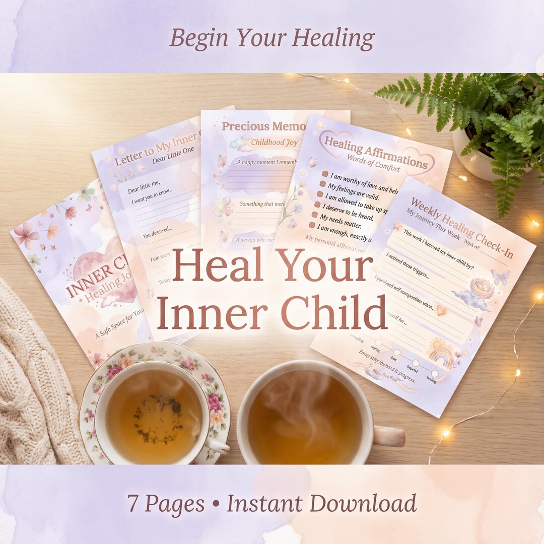 Inner Child Healing Journal | Trauma Recovery, Self-care (digital ...