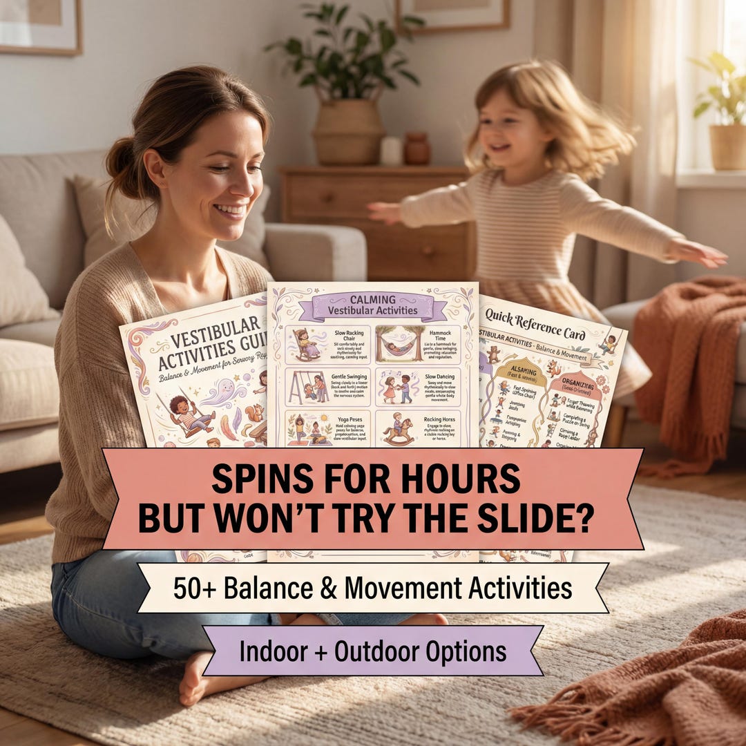 Vestibular Study Guide Vestibular Activities Guide | Sensory Balance & Movement (PDF Download ...