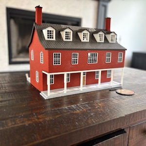 Color 3D Printed N, HO, O, and G Scale Buildings kits –  Tavern, Train Station, Engine Shed and more | Model Railroad Scenery