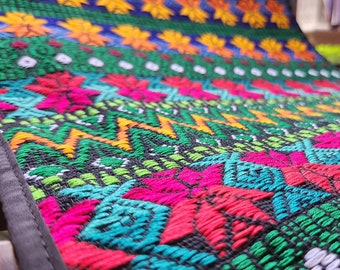 Vibrant Handmade Guatemalan Table Runner | Dining, Kitchen, Home Decor
