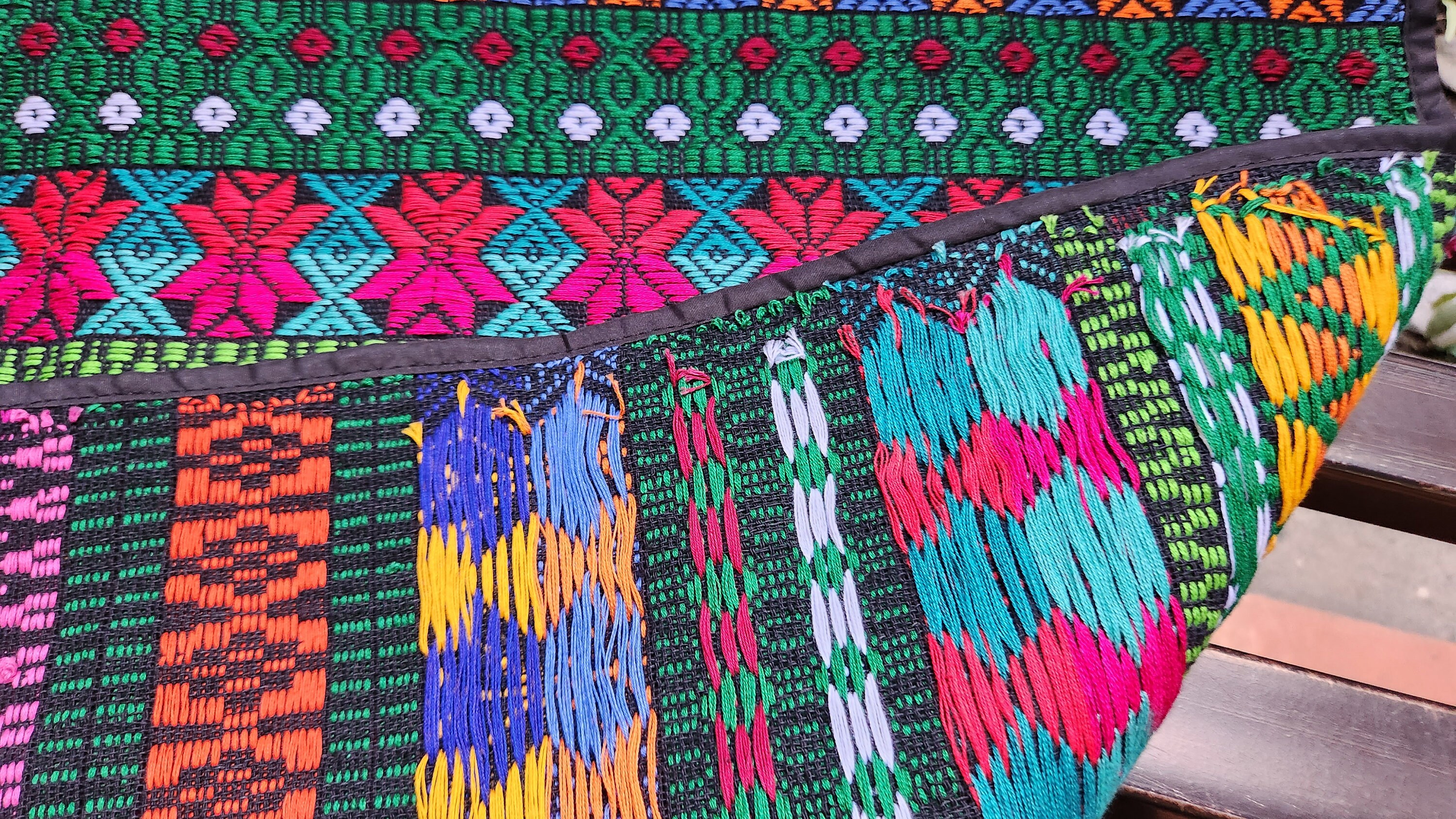 Vibrant Handmade Guatemalan Table Runner Dining Kitchen Etsy