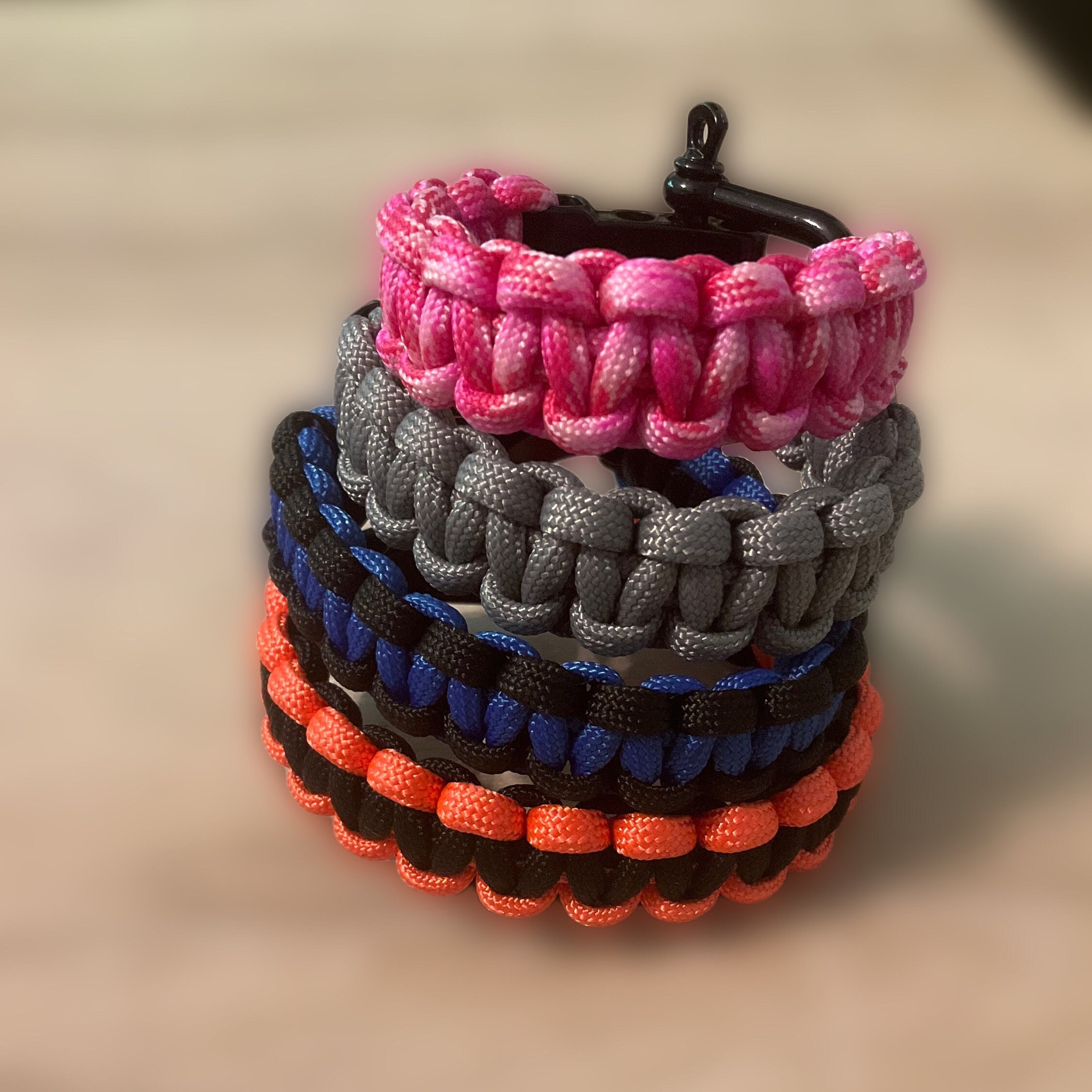 Tie Paracord Bracelet Cobra Weave Paracord Cobra Braid King Cobra
