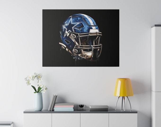 Featured listing image: Helmet Matte Canvas, Stretched, 0.75"