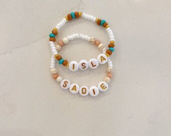 Name Seed Bead Bracelet
