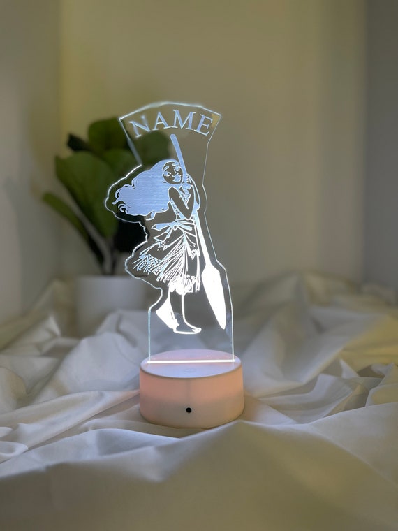 Custom   night light led color changing kids' room name..