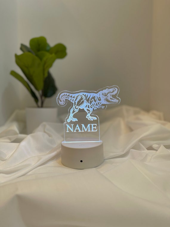 Dinosaur nightlight led color changing    ***Free personalization ****