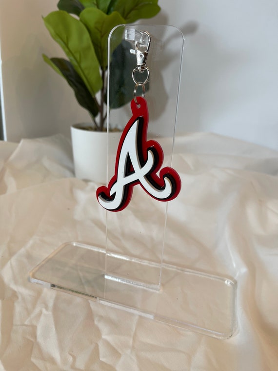 Acrylic Initial Keychain: Atlanta Inspired, Personalized Name Tag